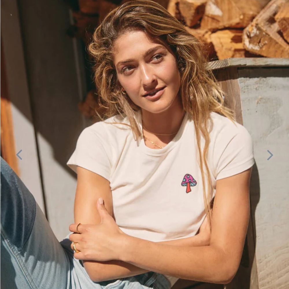 Marine Layer Mushroom Classic Crew Tee